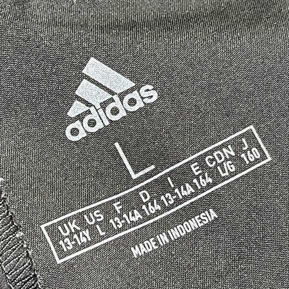 Adidas Womens athletic straight golf pants sz large black stretch pants workout - Picture 3 of 12